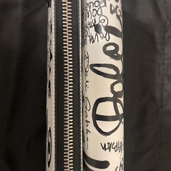 Dolce & Gabbana Graffiti Print Leather Crossbody Bag - Picture 10 of 15